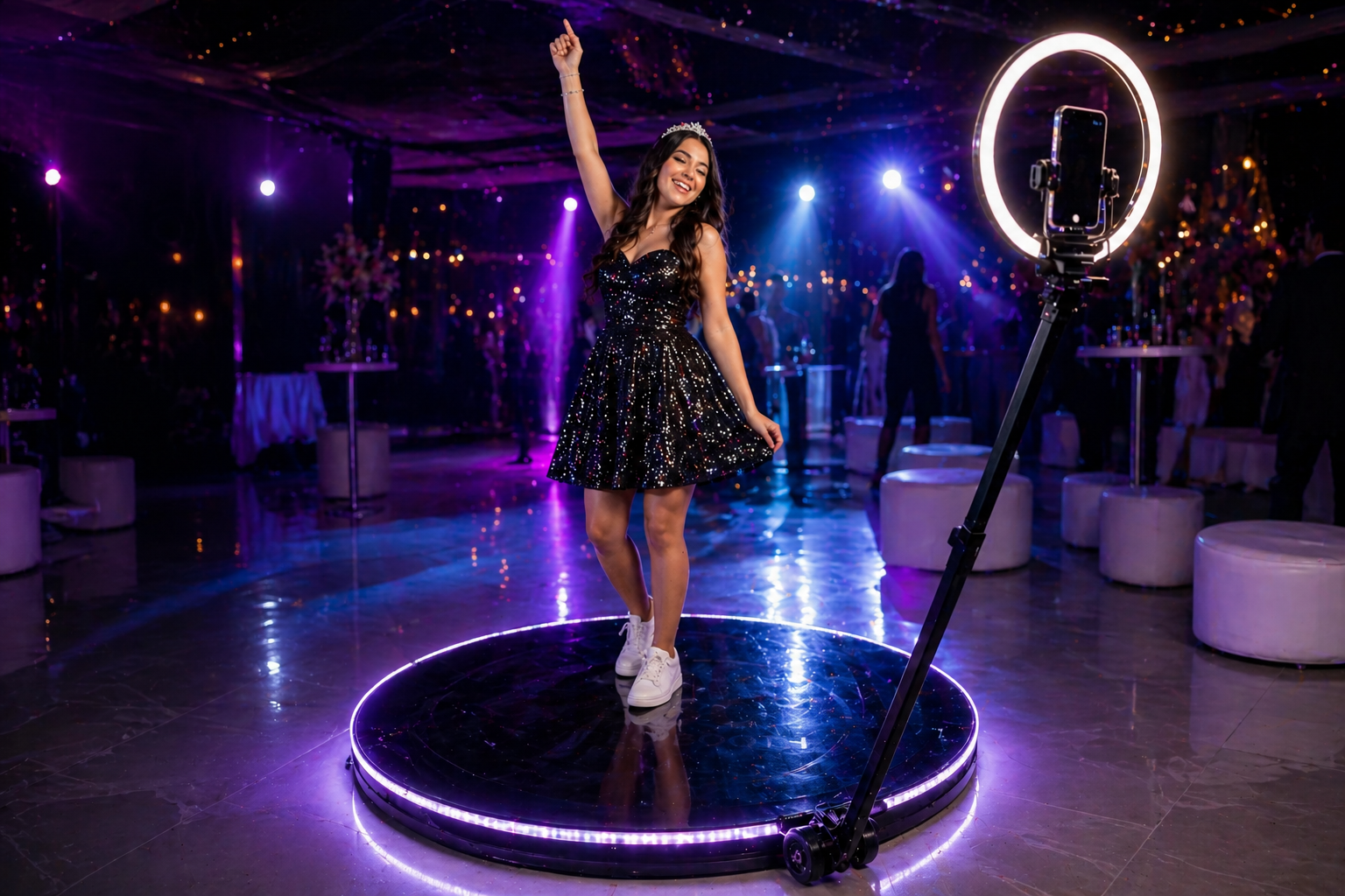 Video Booth 360 para eventos en El Salvador